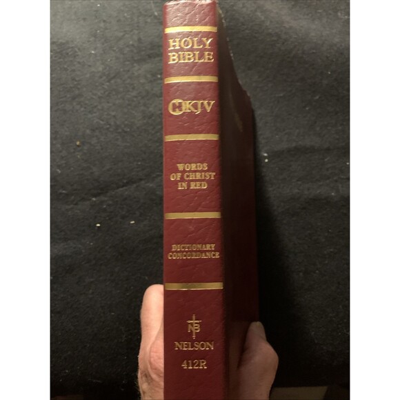 Holy Bible Thomas Nelson 412MR Red Letter New King James Version 1994 (Z1) - Picture 2 of 8